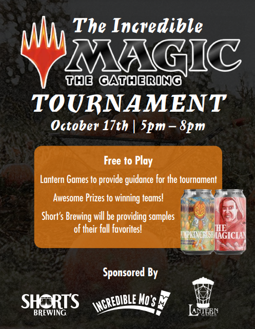 Short’s Brewing and The Incredible Magic Tournament!